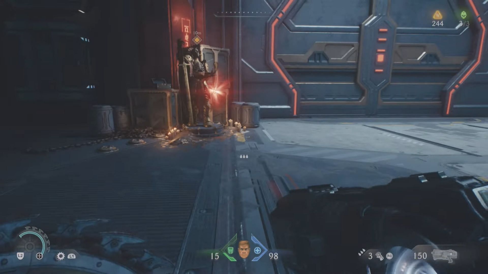 The first Ruby in the Sentinel Barracks (Image via Bethesda Softworks)